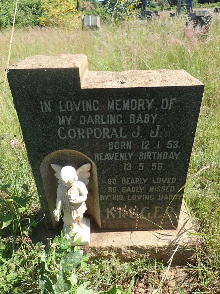 KRUGER Corporal J.J. 1953-1956