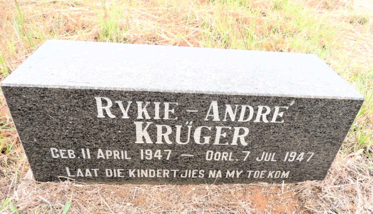 KRUGER Rykie 1947-1947 :: KRUGER Andre 1947-1947