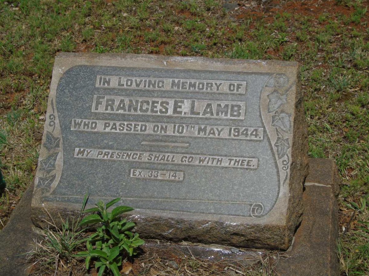 LAMB Frances E. -1944