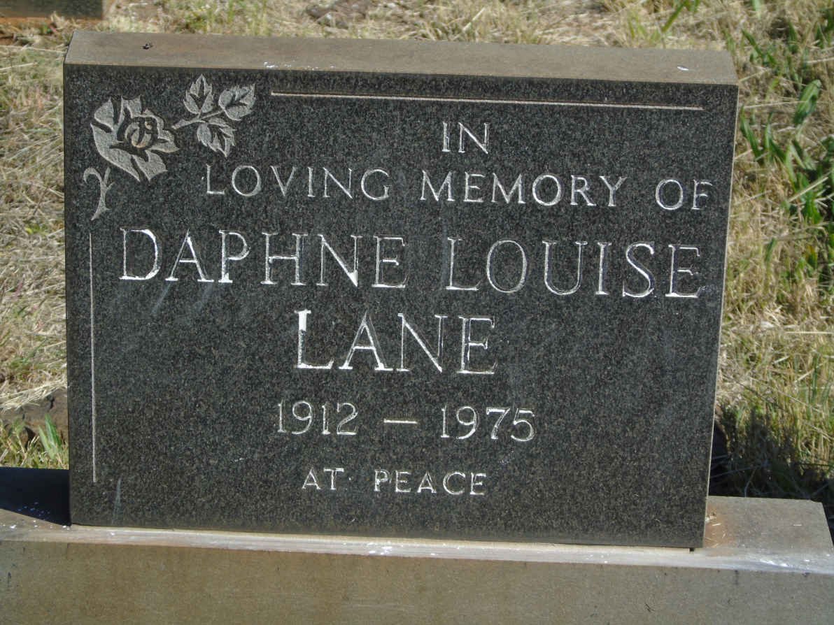 LANE Daphne Louise 1912-1975