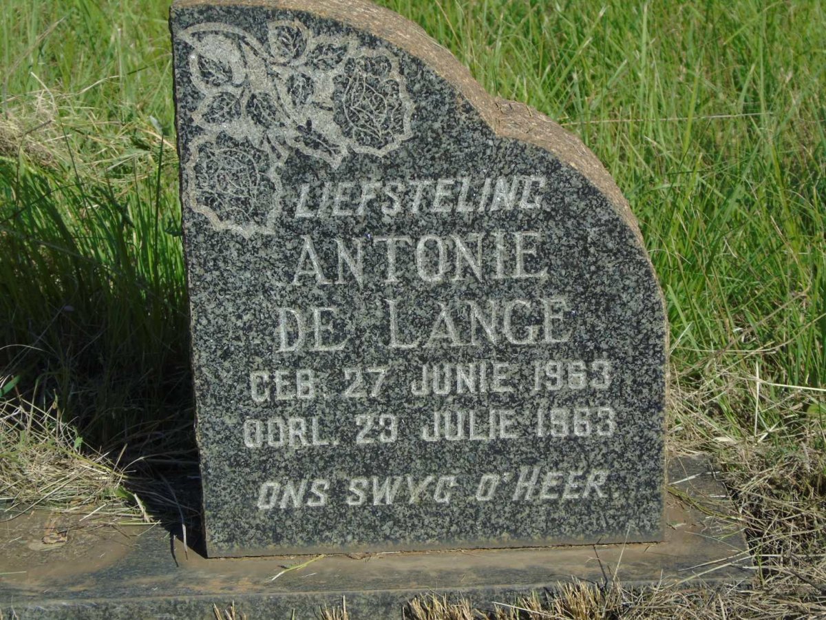 LANGE Antonie, de 1963-1963