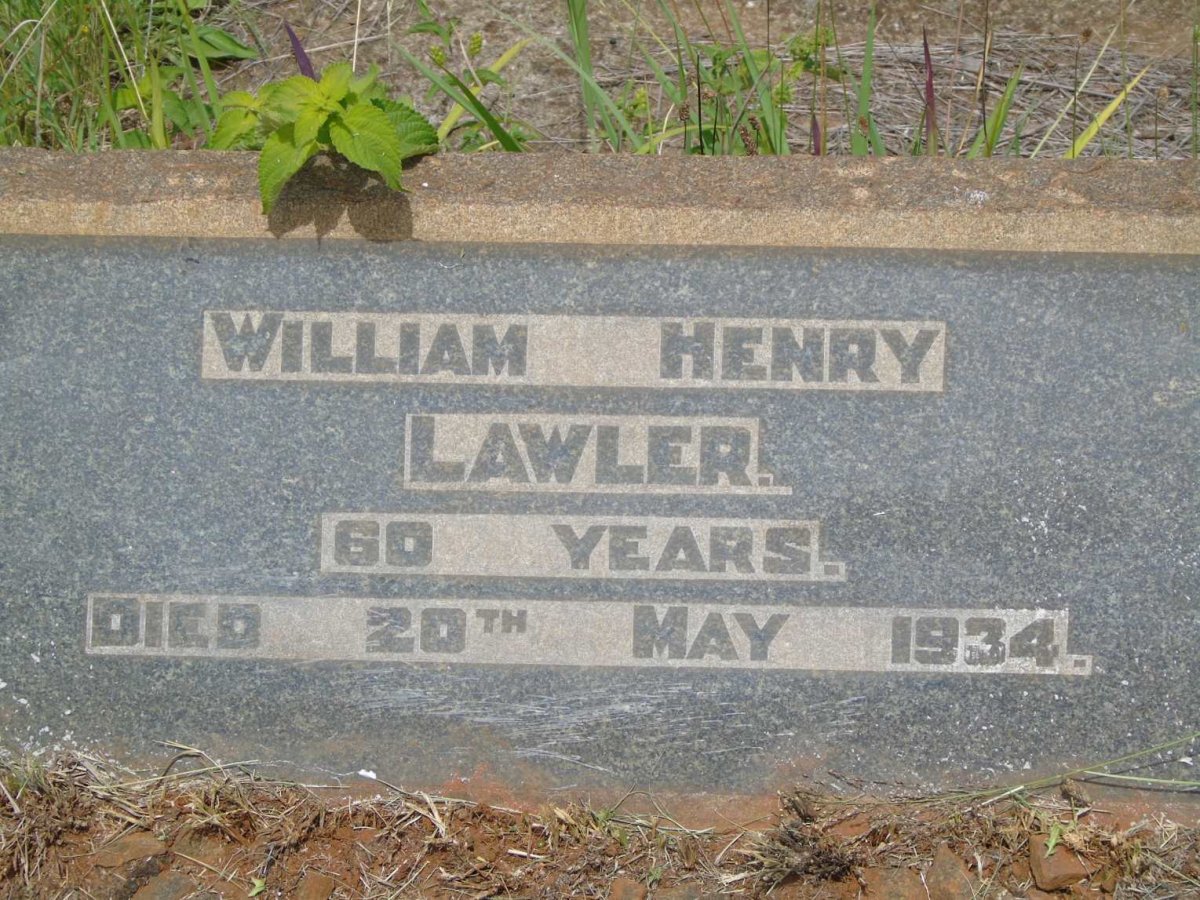 LAWLER William Henry -1934