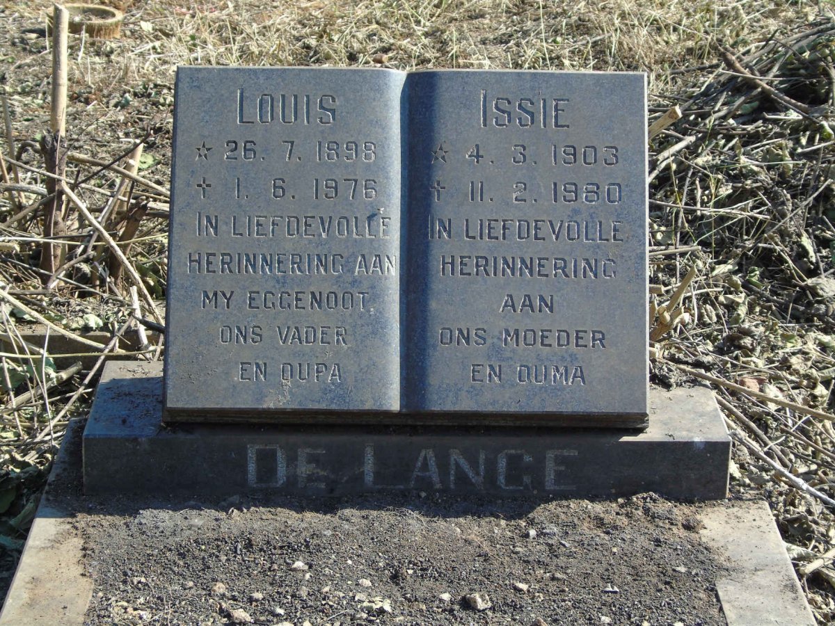 LANGE Louis, de 1898-1976 &amp; Issie 1903-1980