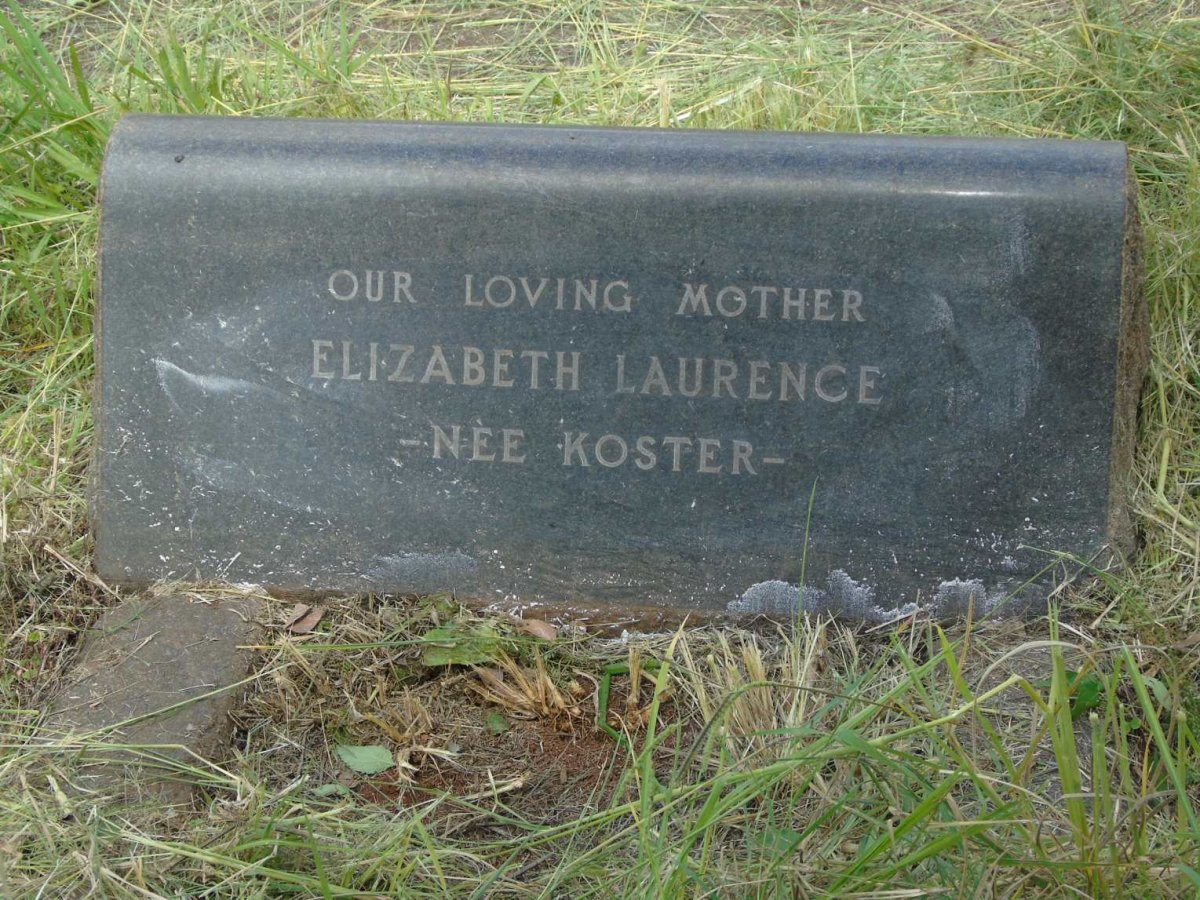 LAURENCE Elizabeth nee KOSTER 