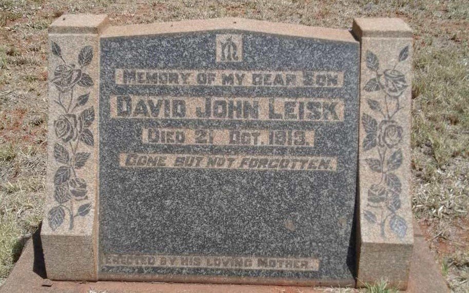 LEISK David John -1913