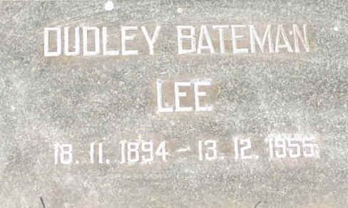 LEE Dudley Bateman 1894-1955