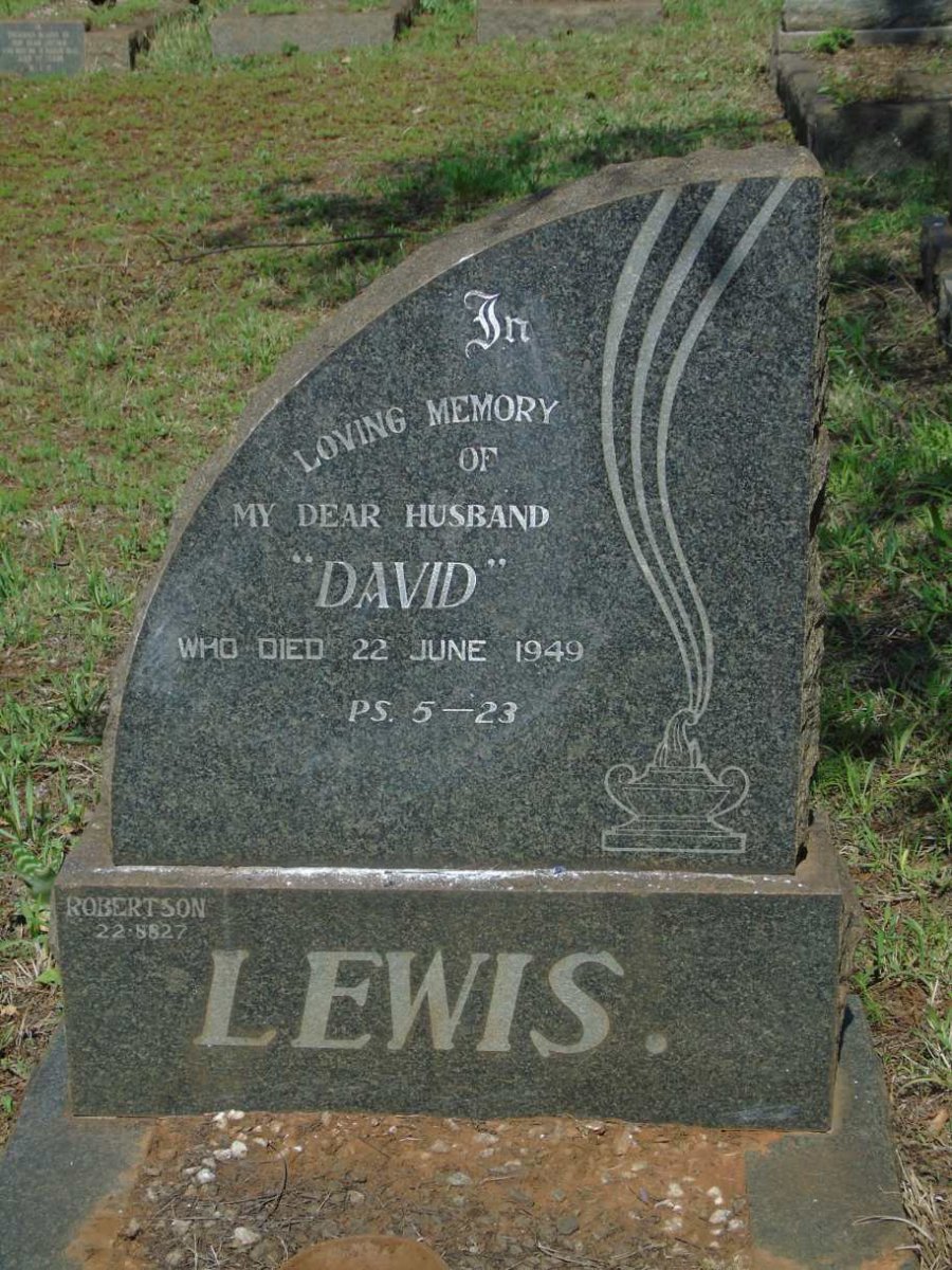 LEWIS David -1949