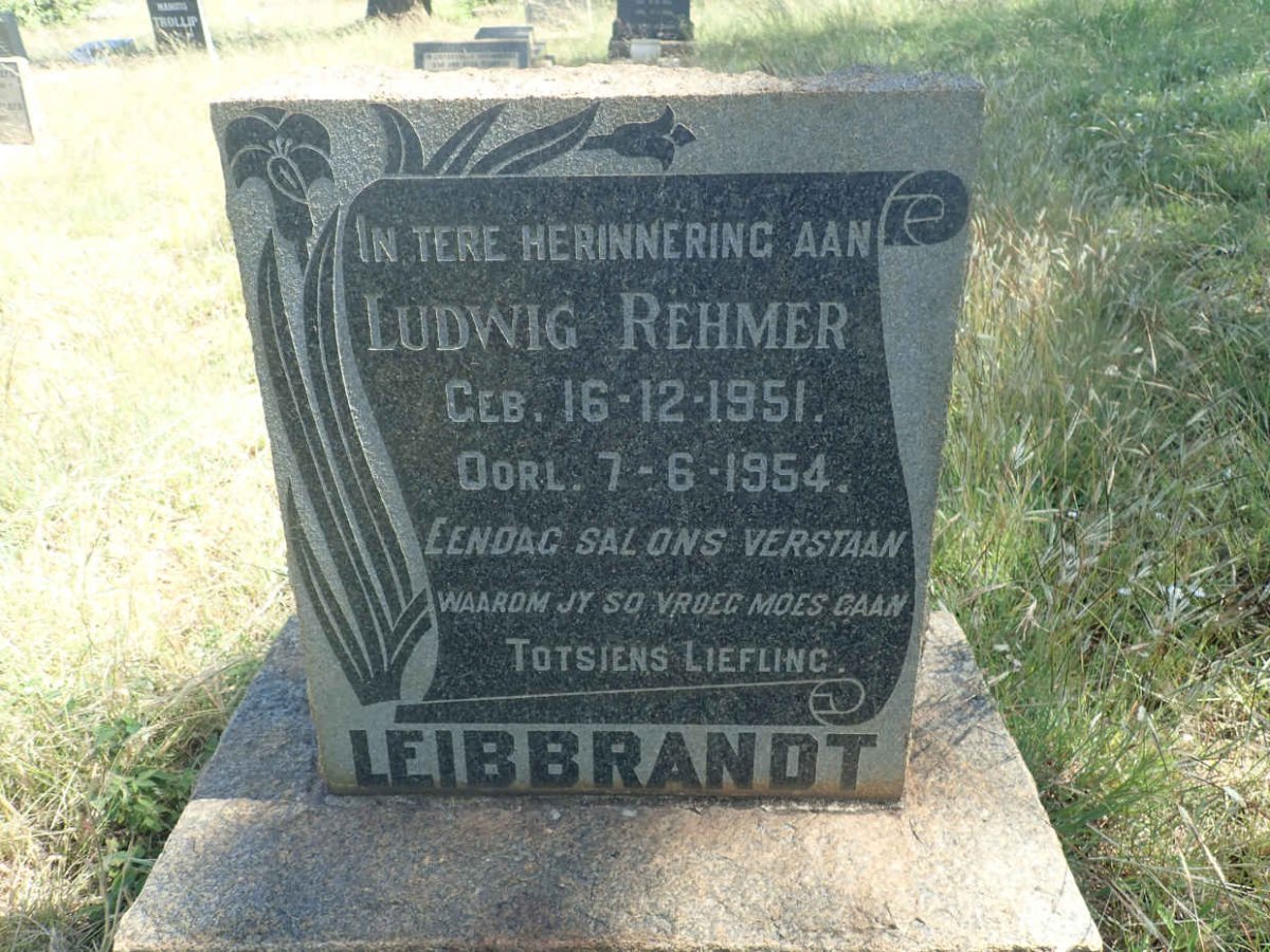 LEIBBRANDT Ludwig Rehmer 1951-1954