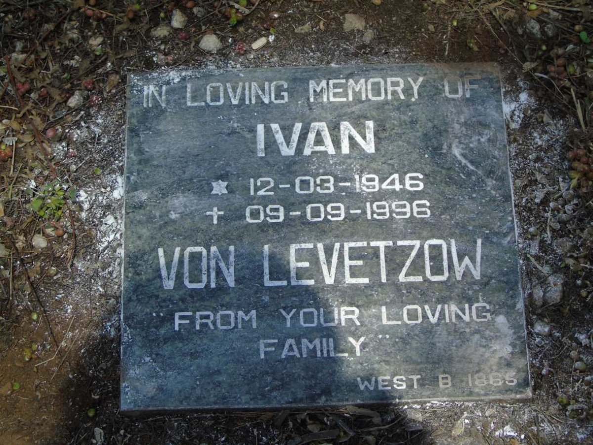 LEVETZOW Ivan, von 1946-1996