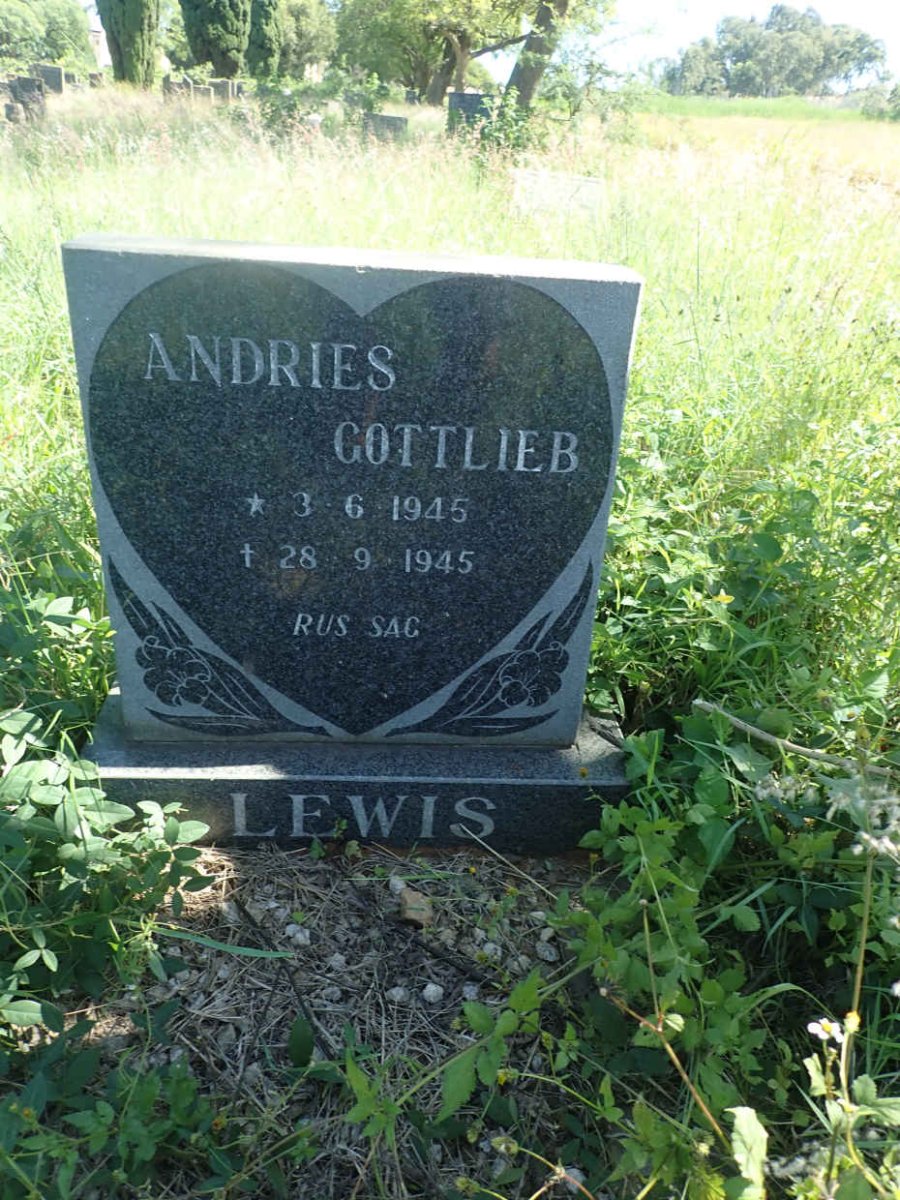 LEWIS Andries Gottlieb 1945-1945