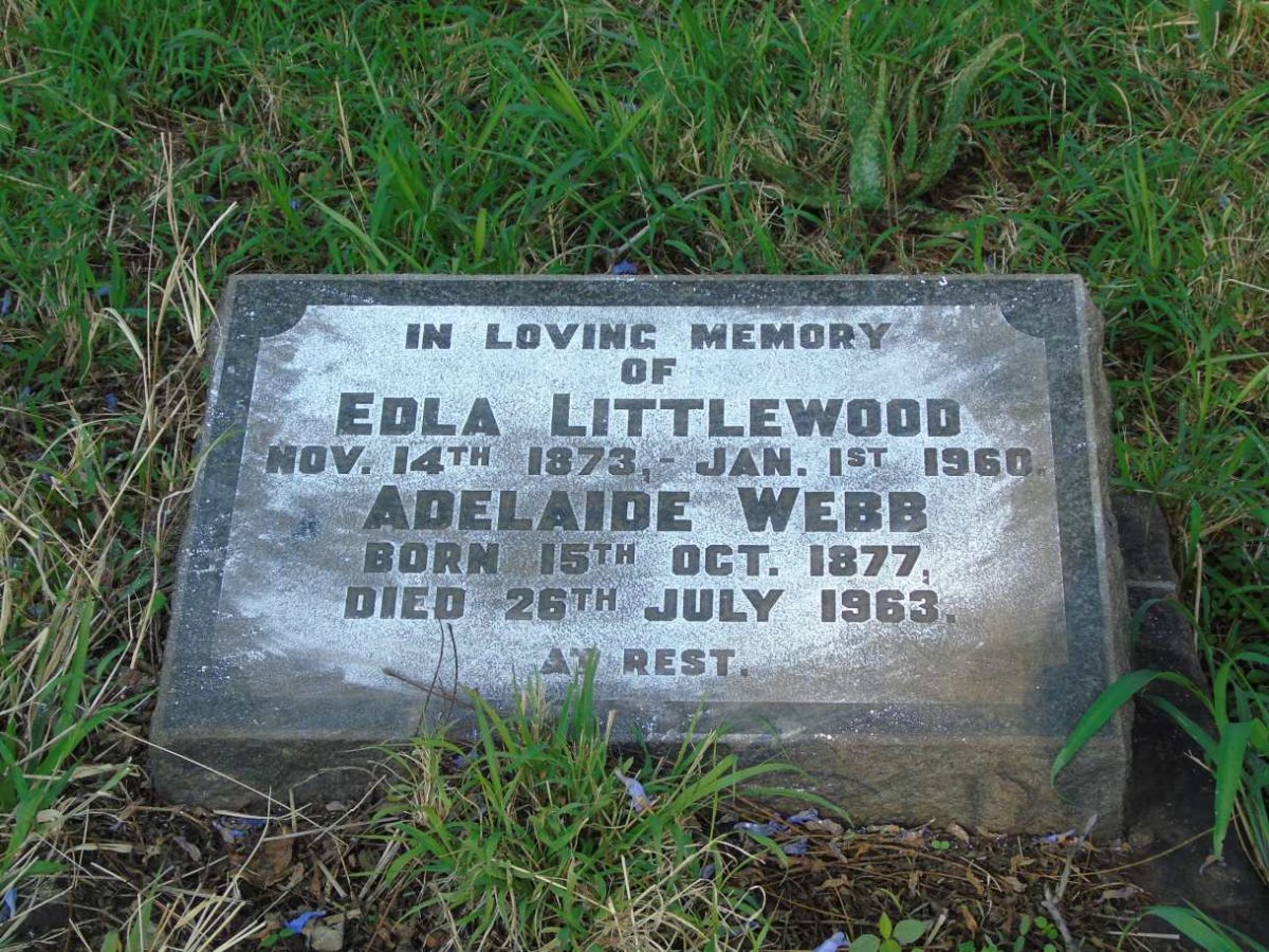 LITTLEWOOD Edla 1873-1960 :: WEBB Adelaide 1877-1963
