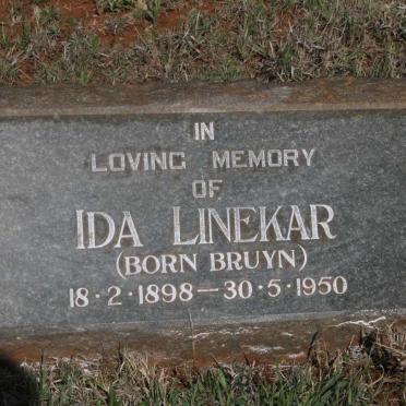 LINEKAR Ida nee BRUYN 1898-1950