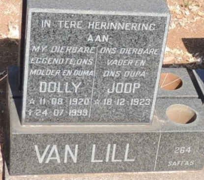 LILL Joop, van 1923-  & Dolly 1920-1999