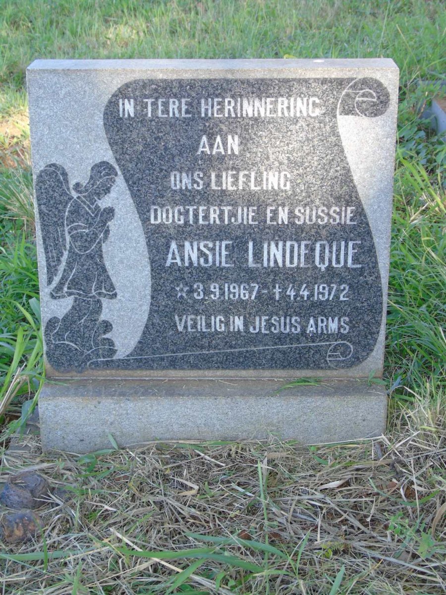 LINDEQUE Ansie 1967-1972