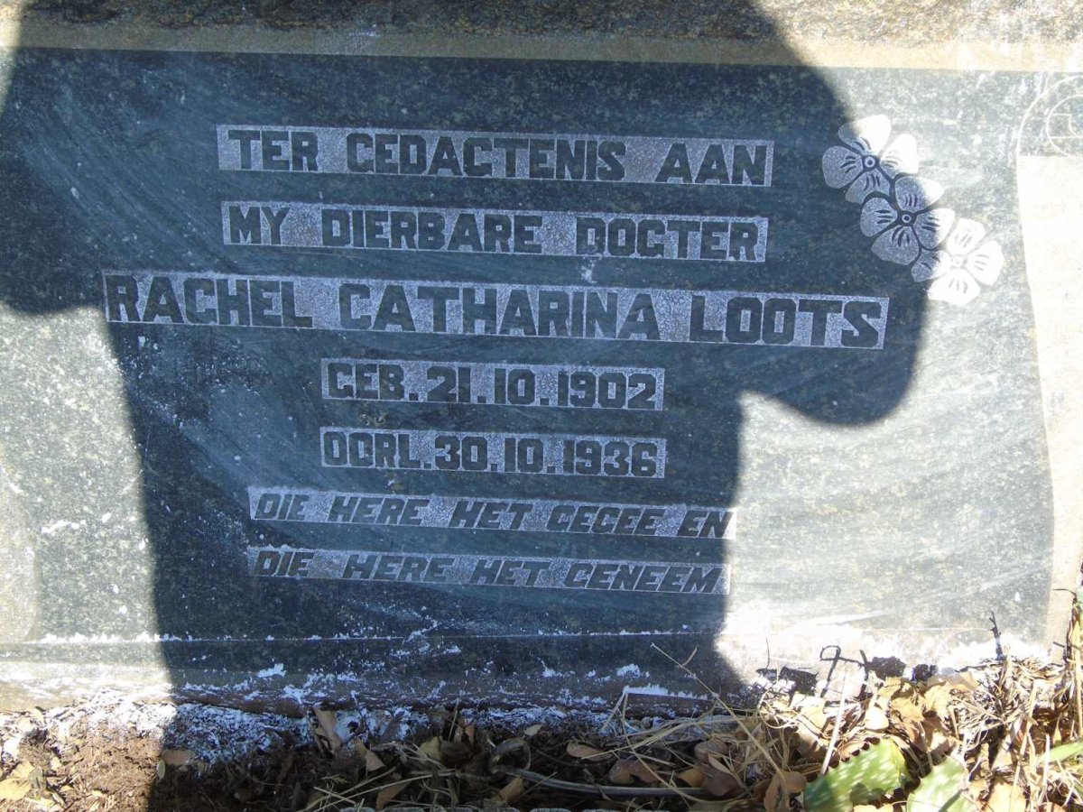LOOTS Rachel Catharina 1902-1936