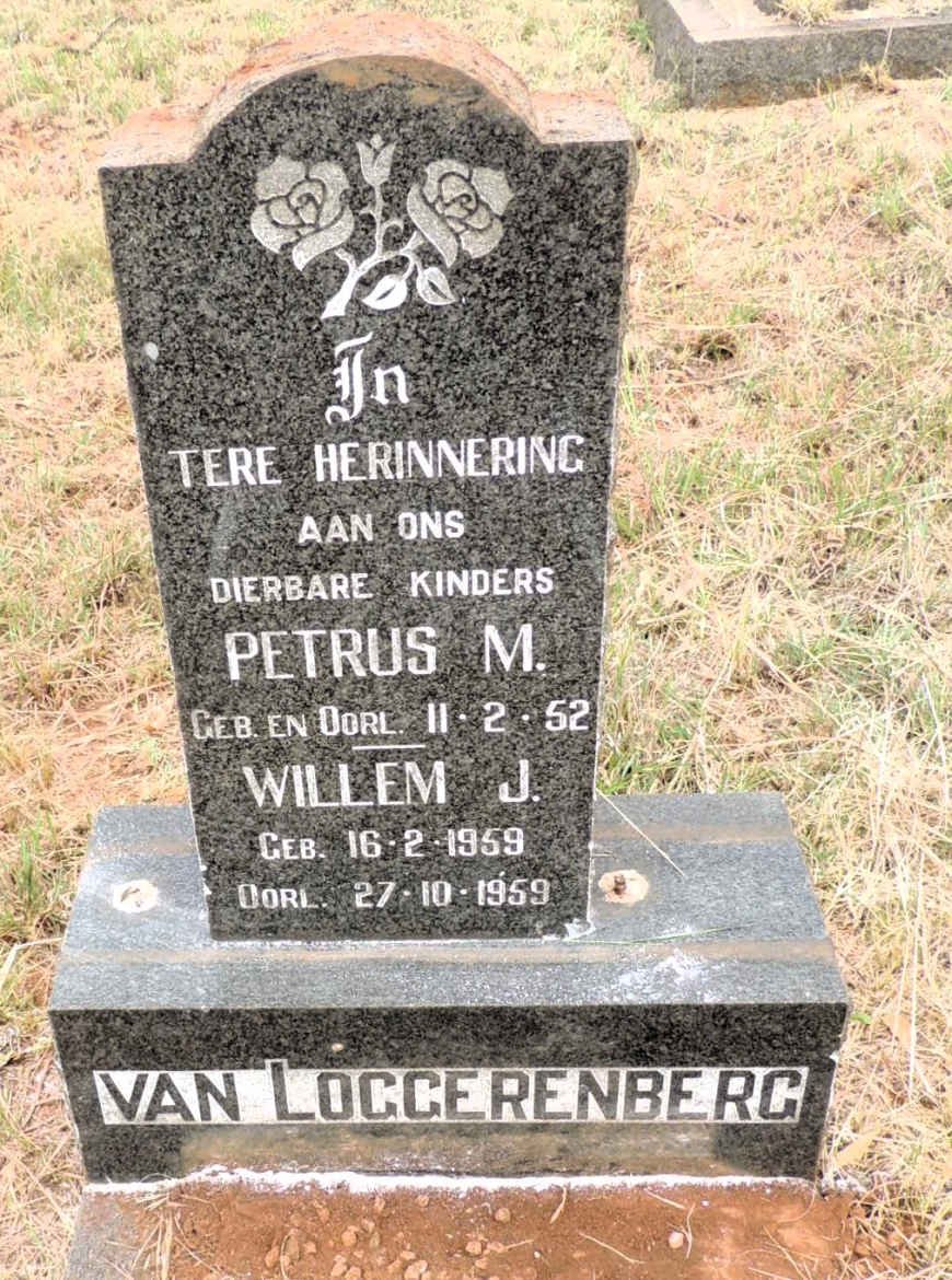 LOGGERENBERG Petrus M., van 1952-1952 :: VAN LOGGERENBERG Willem J. 1959-1959