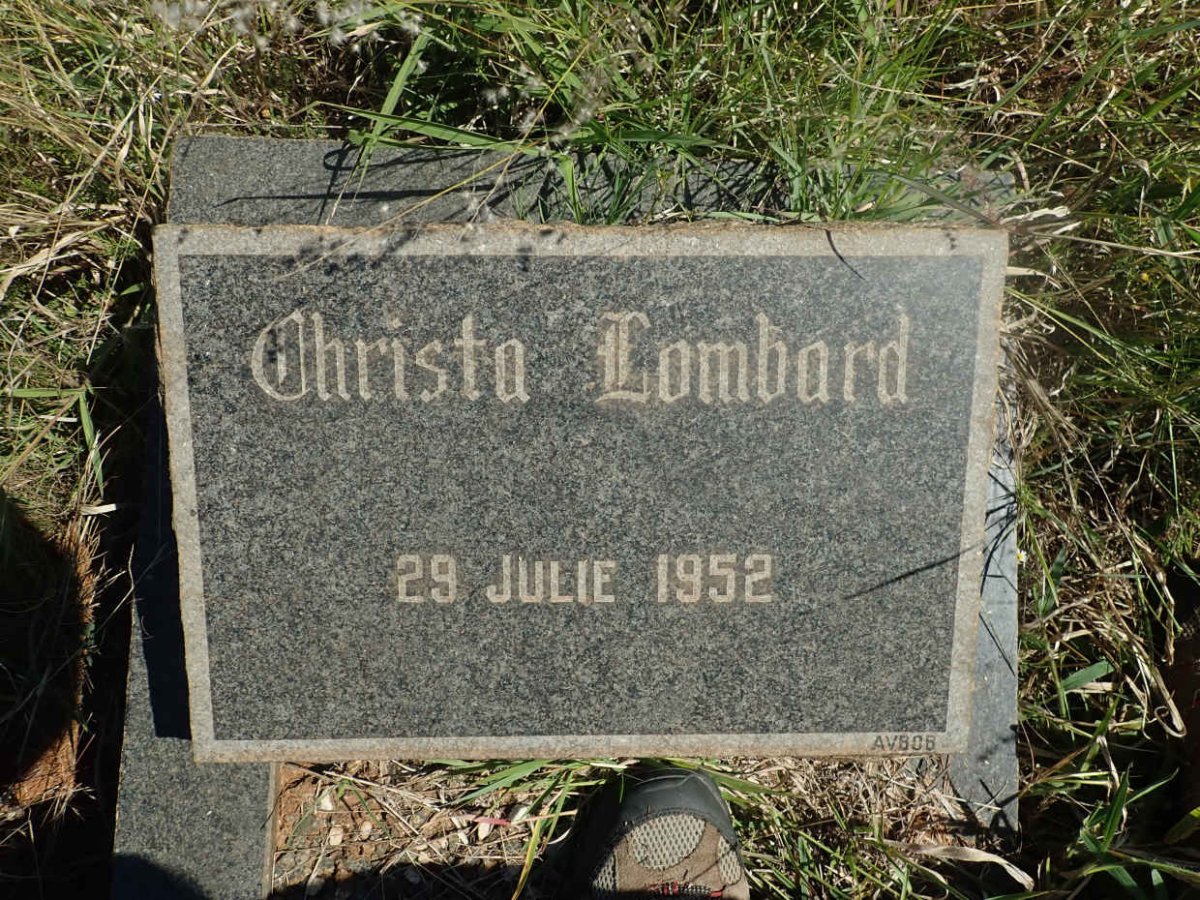 LOMBARD Christa -1952