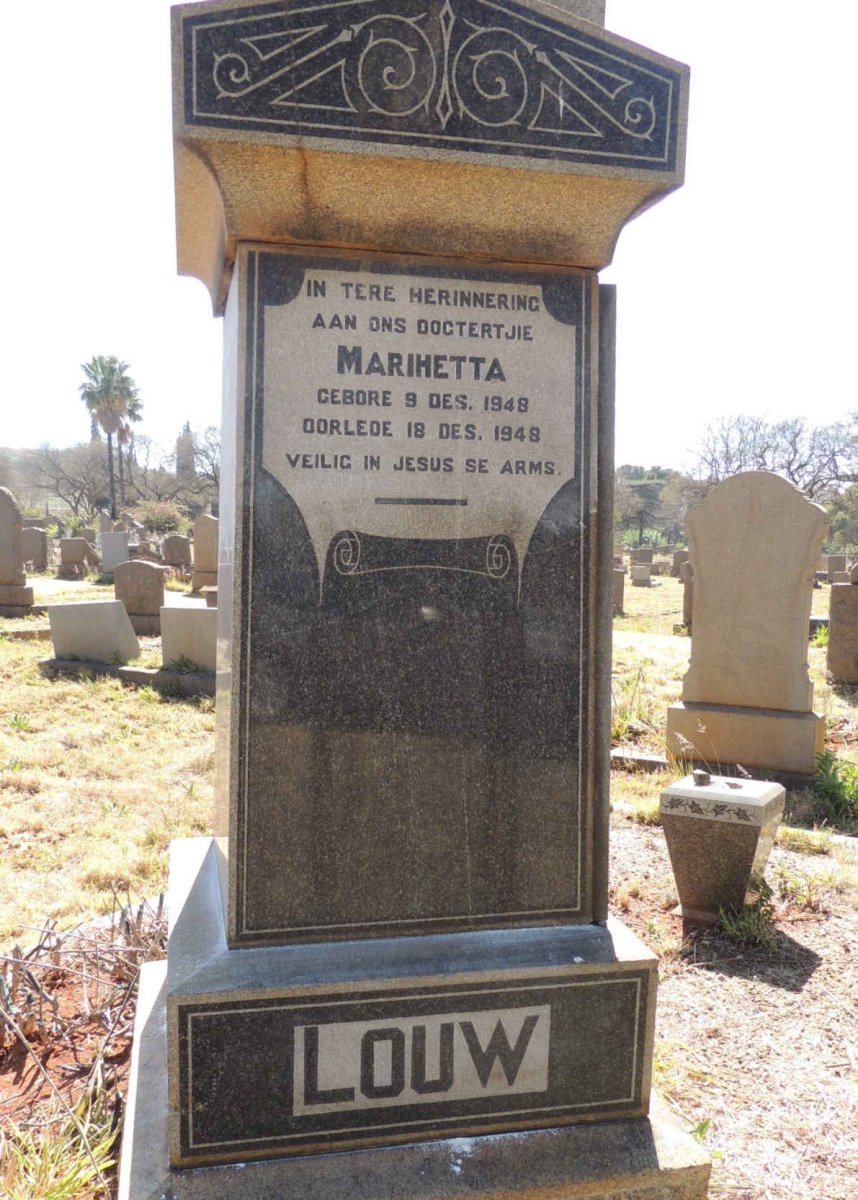LOUW Marihetta 1948-1948