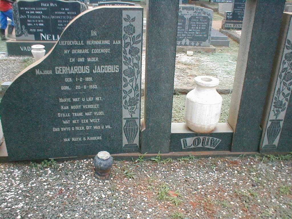 LOUW Gerhardus Jacobus 1851-1953