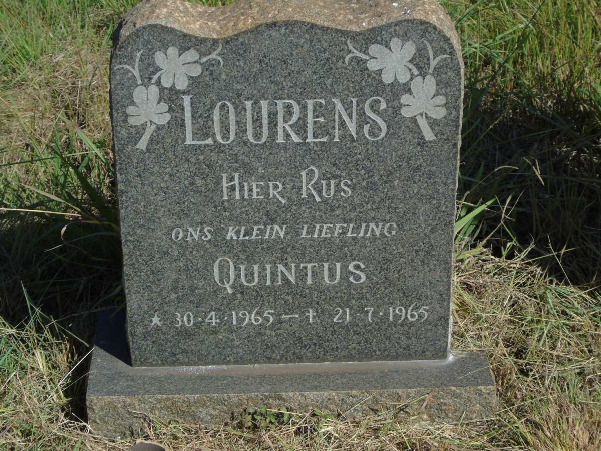 LOURENS Quintus 1965-1965