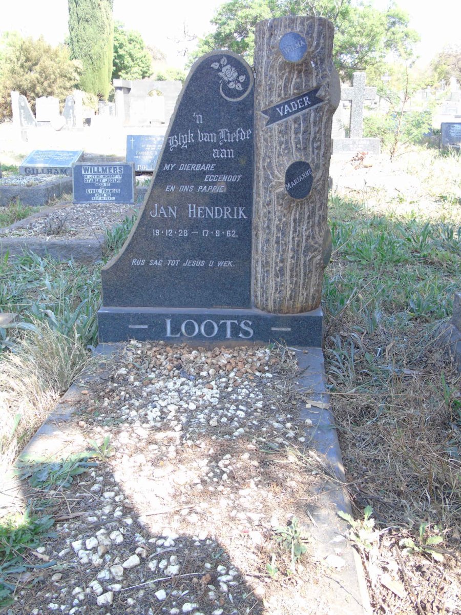 LOOTS Jan Hendrik 1928-1962