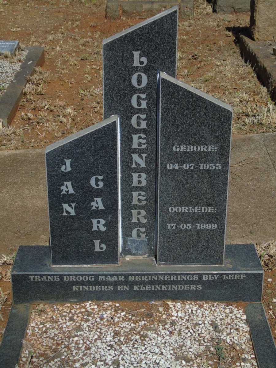 LOGGERENBERG Jan Carl 1933-1999