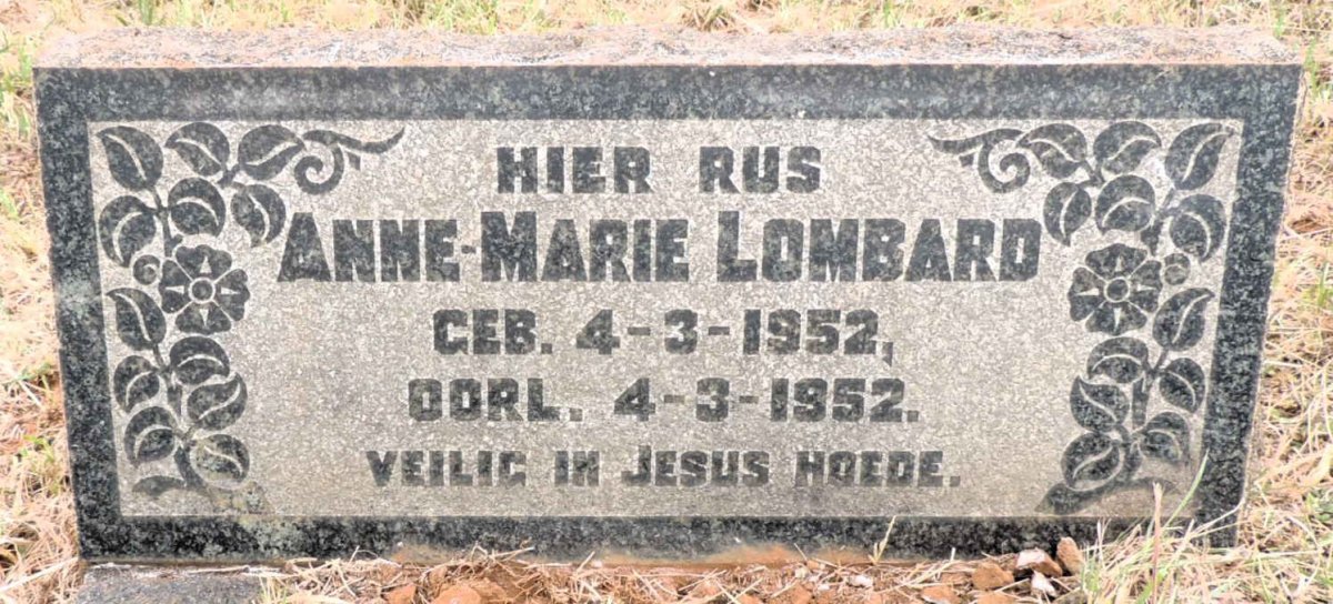 LOMBARD Anne-Marie 1952-1952