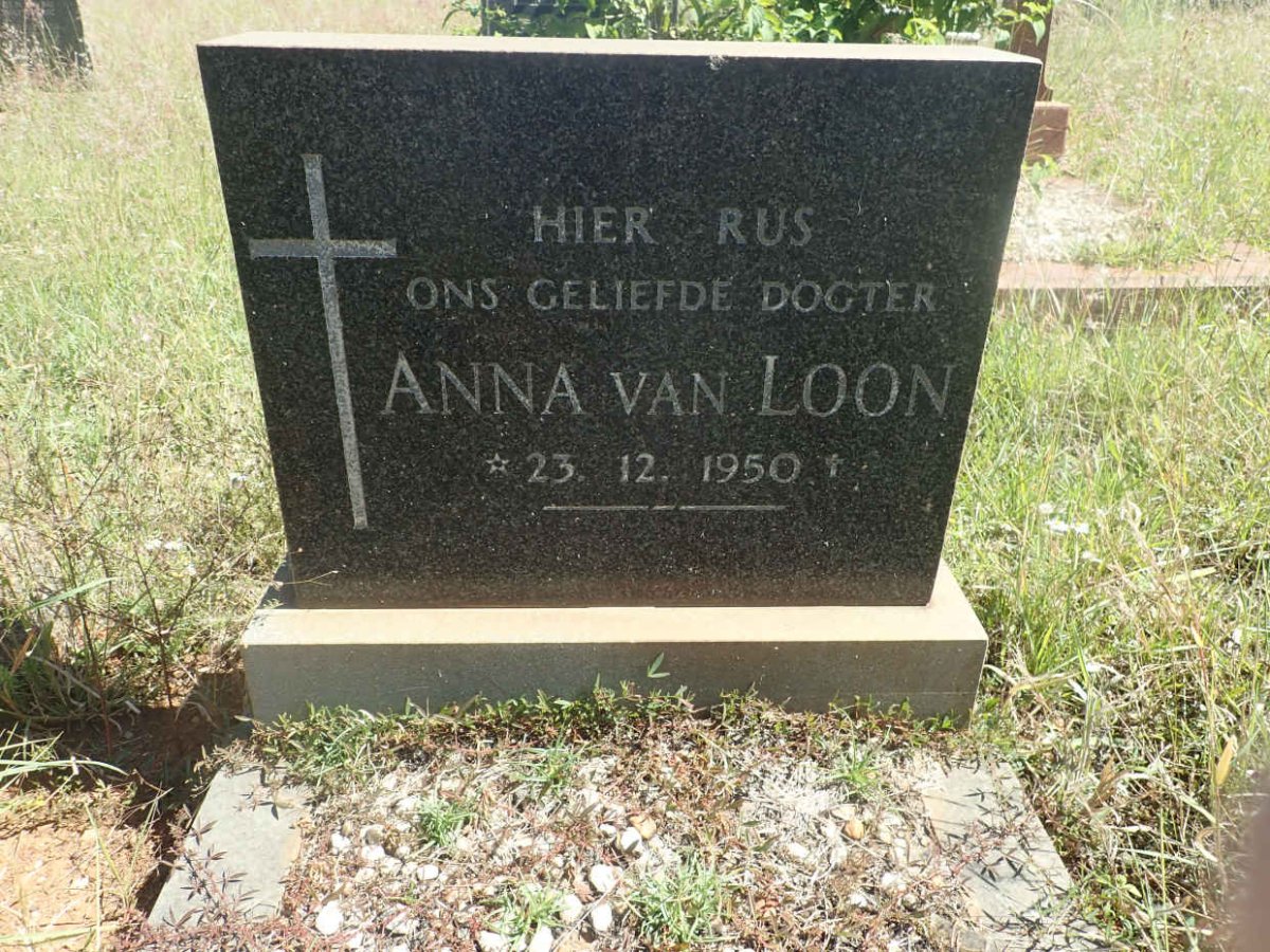 LOON Anna, van 1950-1950