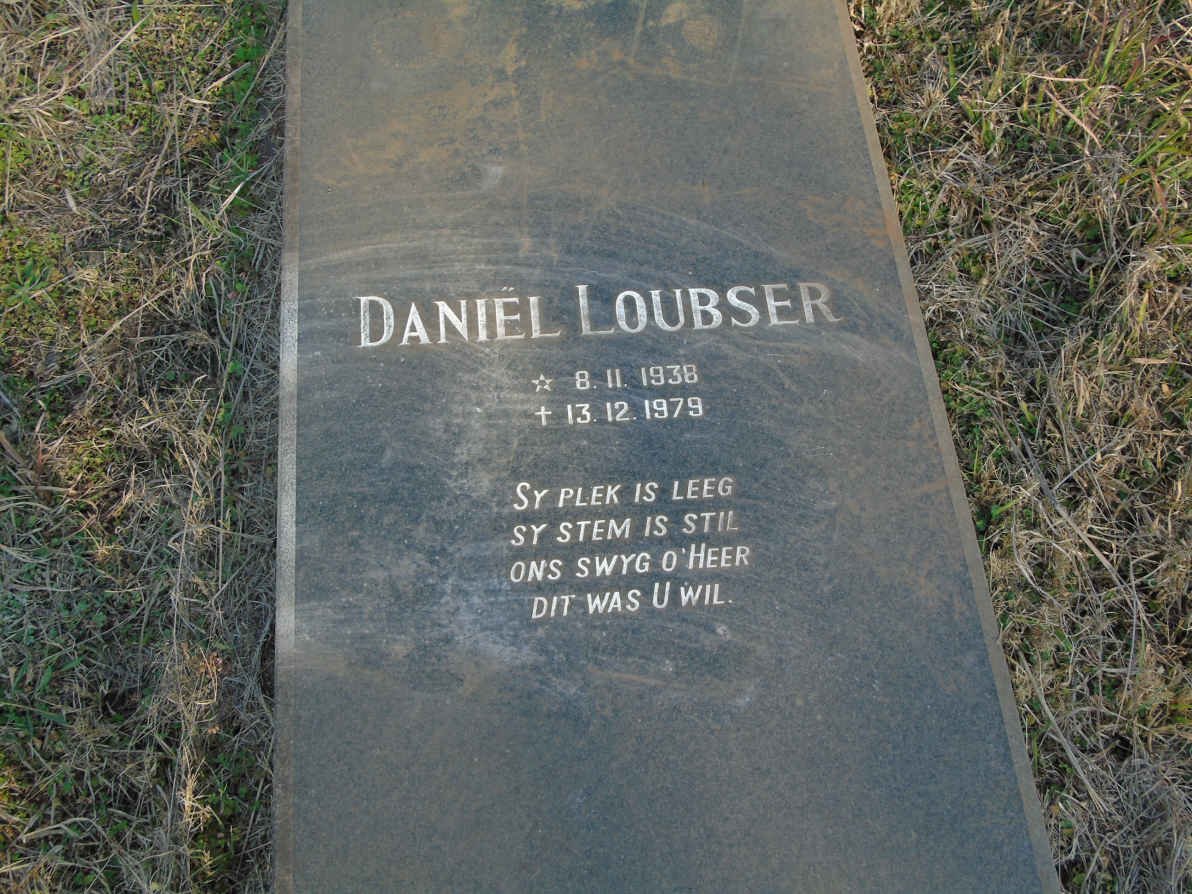 LOUBSER Daniel 1938-1979