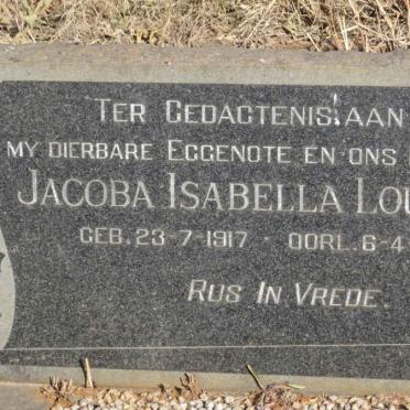 LOURENS Jacoba Isabella 1917-1966