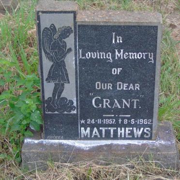 MATTHEWS Grant 1957-1962