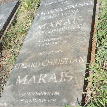 MARAIS Eduard Christian 1914-1996 &amp; Johanna Susanna Catharina OOSTHUIZEN 1892-1969