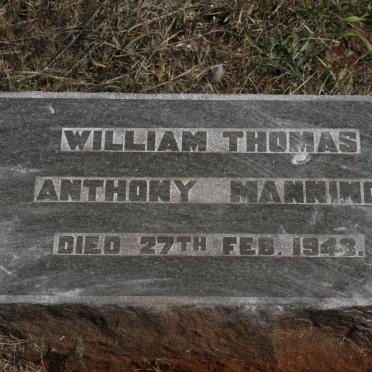 MANNING William Thomas Anthony -1948