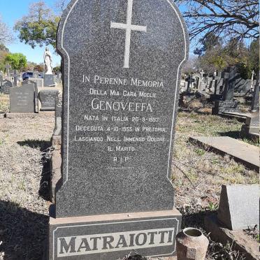 MATRAIOTTI Genoveffa 1893-1955