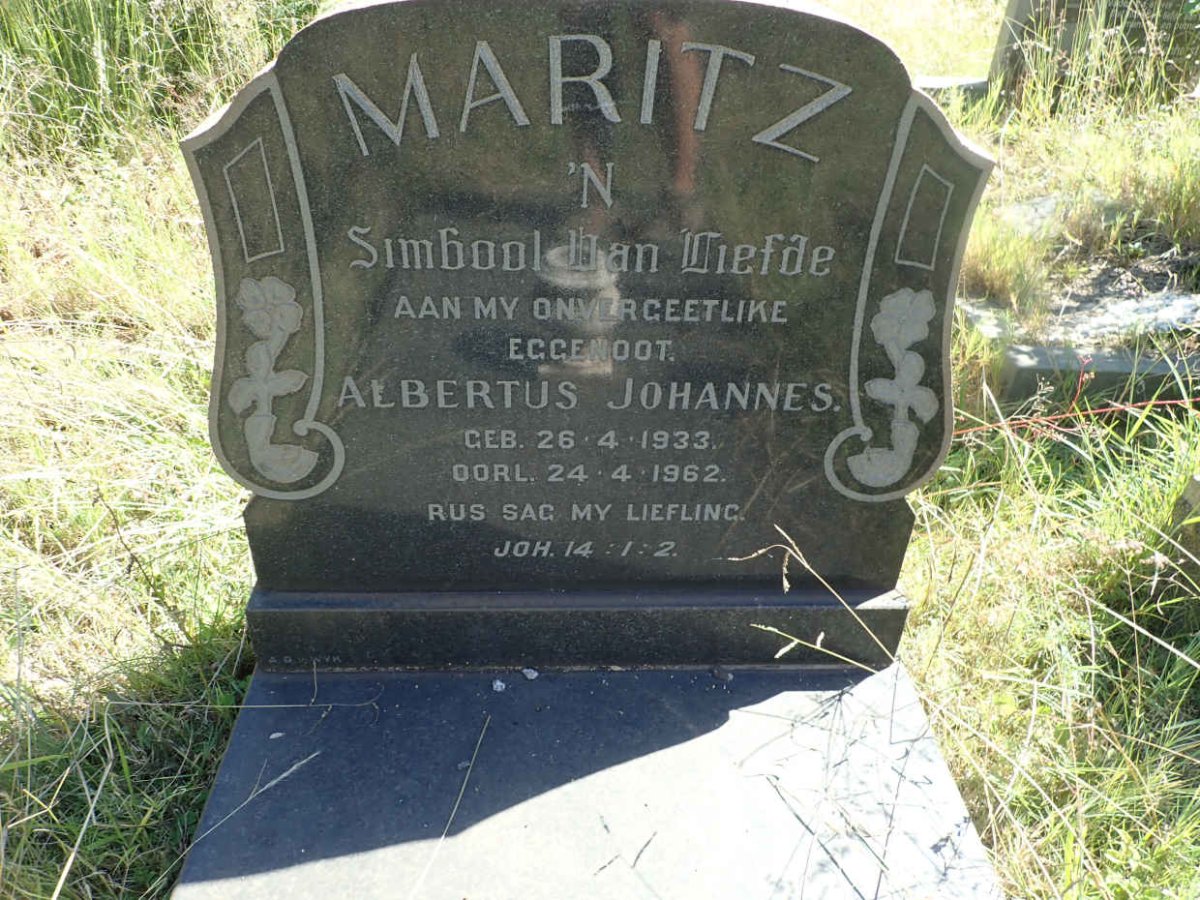 MARITZ Albertus Johannes 1933-1962