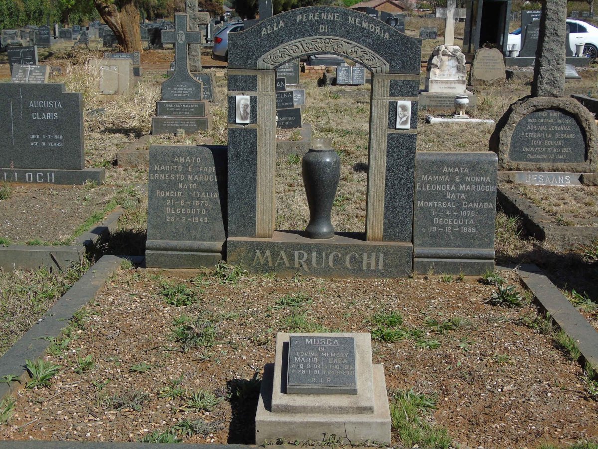MARUCCHI Ernesto 1873-1949 &amp; Eleonora 1876-1969 :: MOSCA Mario 1904-1991 & Enea 1913-2001