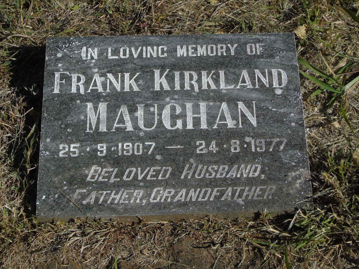 MAUGHAN Frank Kirkland 1907-1977