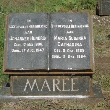 MAREE Johannes Hendrik 1886-1947 & Maria Susanna Catharina 1888-1964