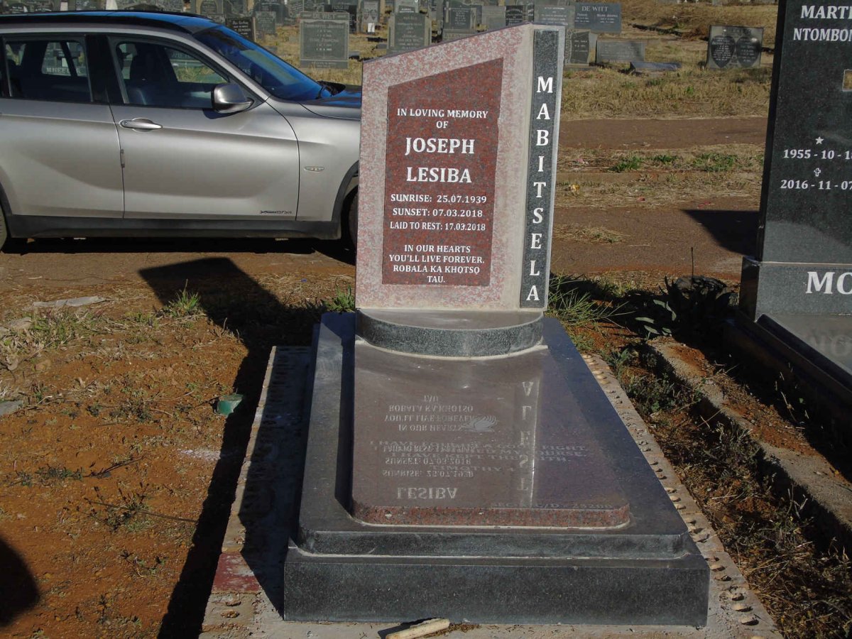 MABITSELA Joseph Lesiba 1939-2018