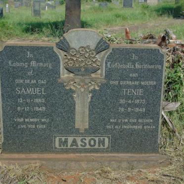 MASON Samuel 1863-1948 & Tenie 1873-1949
