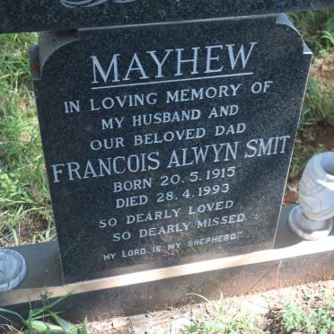 MAYHEW Francois Alwyn Smit 1915-1993