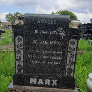 MARX Andries 1913-1959