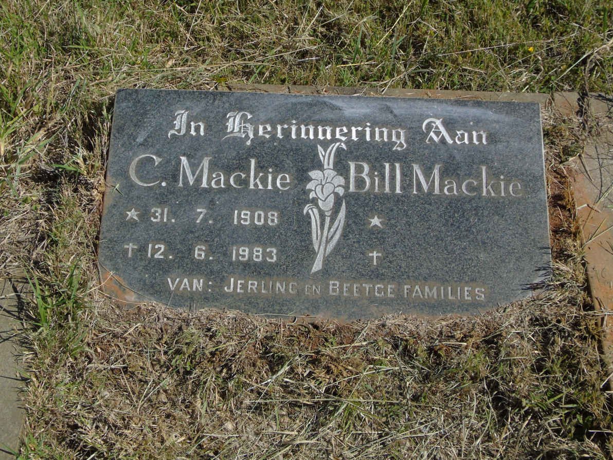 MACKIE Bill &amp; C. 1908-1983