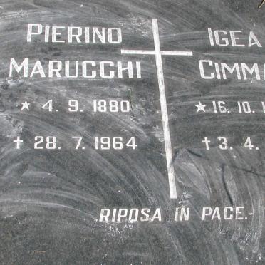 MARUCCHI Maria 1887-1971 :: MARUCCHI Pierino 1880-1964 :: CIMMA Igea 1913-2007 _2