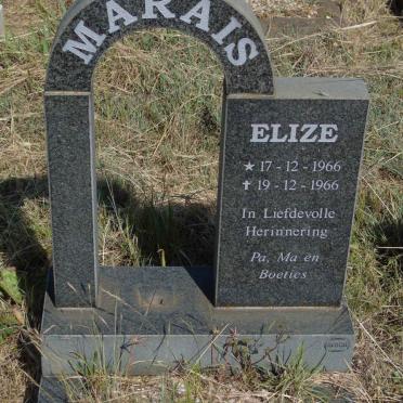 MARAIS Elize 1966-1966