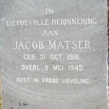 MATSER Jacob 1916-1945