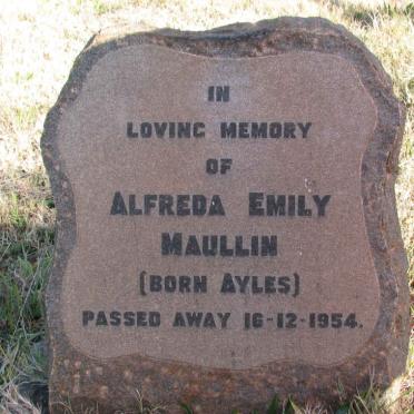 MAULLIN Alfreda Emily nee AYLES -1954