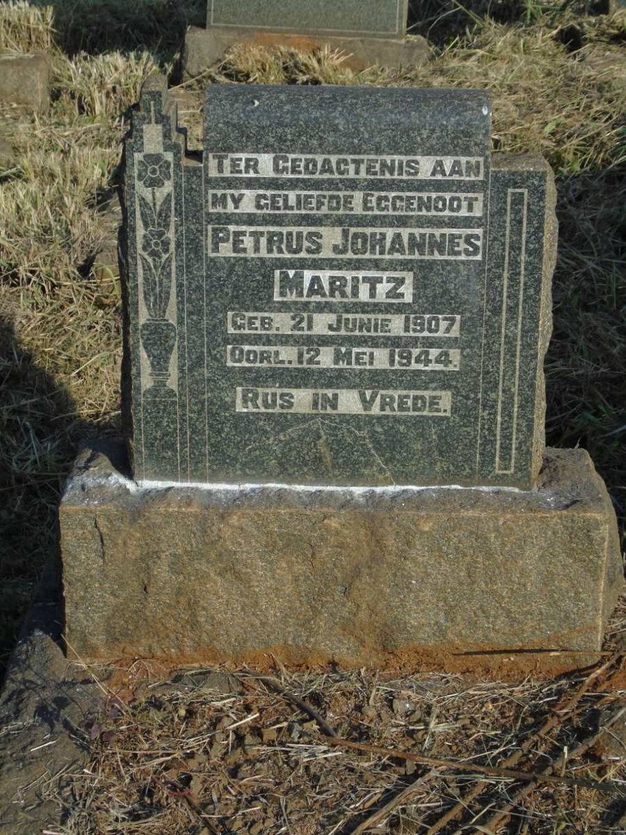 MARITZ Petrus Johannes 1907-1944