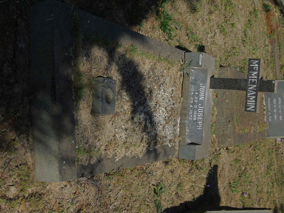 MCMENAMIN John Joseph 1909-1972