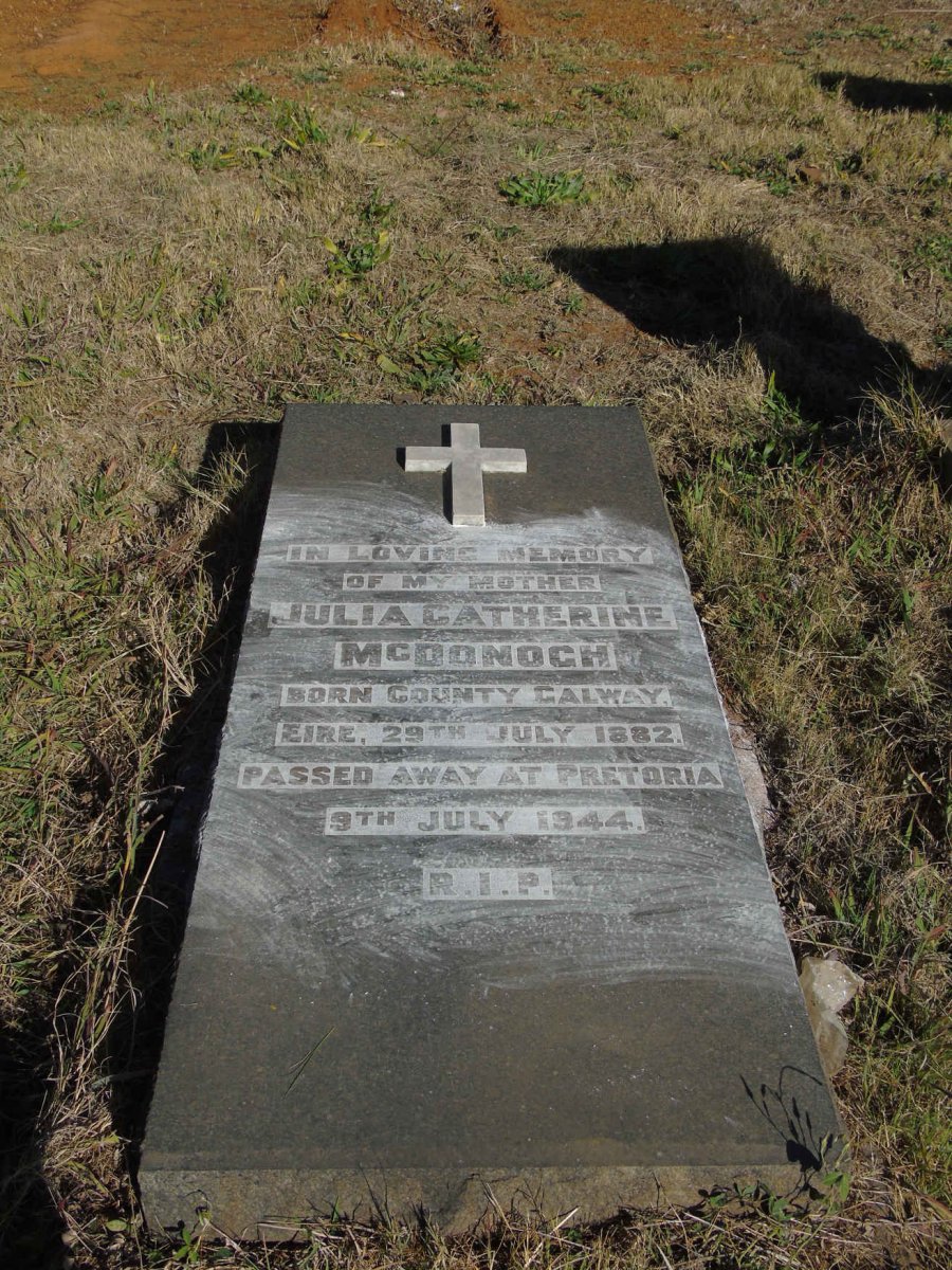 McDONOGH Julia Catherine 1882-1944